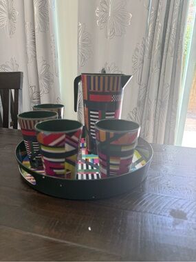 Melamine Drinking Set - Sassy Jones abstract